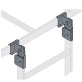 Middle Atlantic CLH-90T Ladder Turn Hardware - 90 degrees